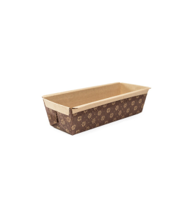 ECOPACK MOULD DISPOSABLE PLUMCAKE 225X70X65MM 6P - Carton