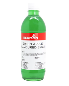 REDMAN SYRUP GREEN APPLE - Carton