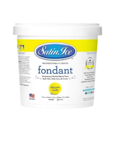 SATIN ICE ROLLED FONDANT YELLOW(H) - Carton