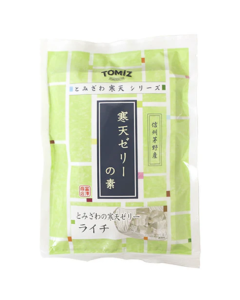 TOMIZ PREMIX AGAR JELLY LYCHEE - Carton