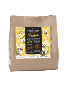 Valrhona Milk Choc Feve Jivara 40% - Carton