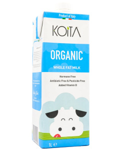 Koita Premium Organic Whole Milk 1L-Carton