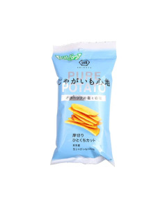 Koikeya Okhotsk Sea Salt & Rock Salt Flavor 52g-Carton