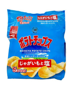 Koikeya Stick Potato Chips with Salt in 4 Pack 52g-Carton