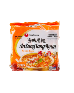 NongShim Shin  5's - Ansungtangmyun - Carton