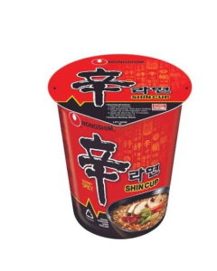 NongShim SHIN RAMYUN CUP - SPICY MUSHROOM - Carton