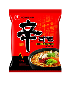 NongShim Shin Ramyun 5's - Spicy Mushroom Halal - Carton