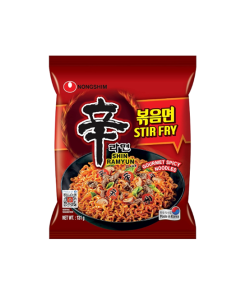 NongShim Shin  5's - Stir Fry Ramyun Halal - Carton
