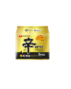 NongShim Shin  5's - Spicy Chicken Ramyun Halal - Carton