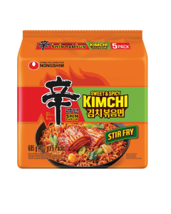 NongShim Shin  4's - Stir Fry Kimchi Halal - Carton