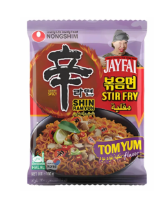 NongShim Shin  4's - Stir Fry Tomyum Halal - Carton