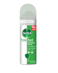 DETTOL HAND SANI 2IN1 SPRAY - Carton