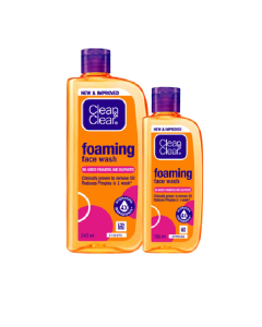 EXPORT CLEAN & CLEAR FOAMING FACIAL WASH TWINPACK - Export only- 100ML X 1 - Carton