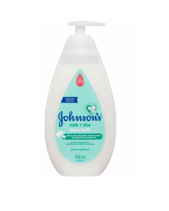 EXPORT JOHNSONS BABY BATH MILK + RICE PUMP - Export only- 500ML X 12 - Carton