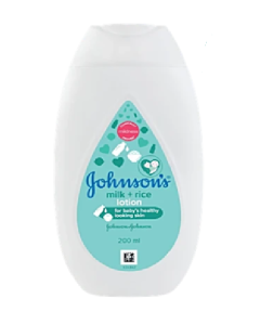 EXPORT JOHNSONS BABY BATH MILK + RICE - Export only- 200ML X 48 - Carton