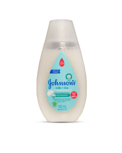 EXPORT JOHNSONS BABY MILK + RICE HAIR & BODY BABY BATH - Export only- 100ML X 48 - Carton