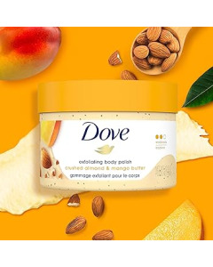 EXPORT DOVE BODY POLISH ALMOND & MANGO - 10.5OZ X 6 - Carton