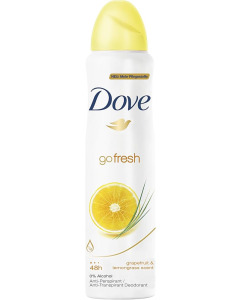 EXPORT DOVE DEO GO FRESH GRAPREFRUIT & LEMONGRASS - 150ML X 12 - Carton