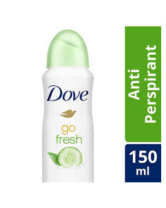 EXPORT DOVE DEO SPRAY CUCUMBER & GREEN TEA - 150ML X 24 - Carton
