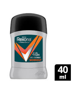 Export Rexona Deo Workout (M) 40GM x 12 - Carton