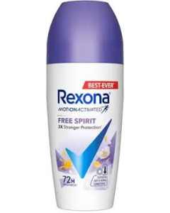 Export Rexona Roll On Free Spirit (W) 45ML x 24 - Carton
