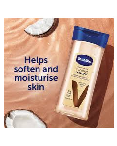 Export Vaseline Body Oil Coconut Restore - Carton