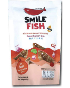 Smile Fish Tom Yum Crispy Salmon Skin Snack - Case