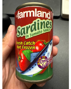 FARMLAND SARDINES IN TOMATO SAUCE 155G X 50-Carton