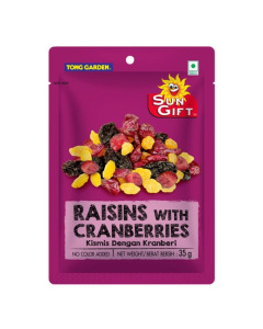 Tong Garden Sungift Raisins With  Cranberries - Carton