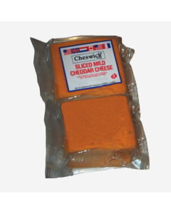 Cheswick Natural Mild Cheddar Cheese Sliced - Case