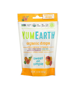 YumEarth Organic Vitamin C Drops Citrus Grove - Carton