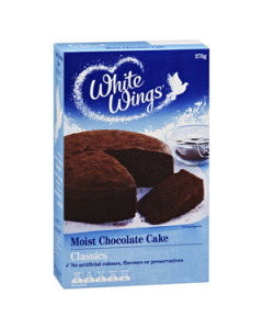 White Wings Moist Chocolate Cake - Carton