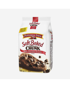 Pepperidge Farm Soft Dark Chocolate Brownie Cookies - Carton