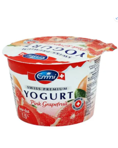 Emmi Swiss Premium Greek Style Yogurt - Pink Grapefruit - Carton