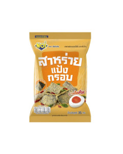 Tong Garden Noi Seaweed Rice Crisps Salted Egg  Yolk Flavour - Carton 
