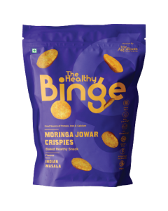 The Healthy Binge Moringa Jowar Chips - Indian Masala - Carton
