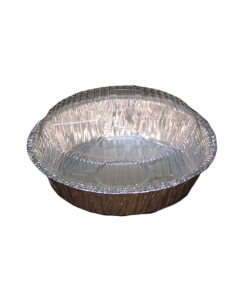 Pactiv 7" Round Aluminium Tray Dome Cover - Carton