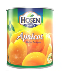 Hosen Quality Apricot Halves in Syrup 825gm - Carton