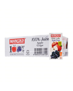 MARIGOLD 100% Apple Grape Juice - Case