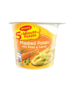 MAGGI 5-Minute Cup Mashed Potato Peas Carrot - Case
