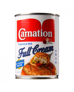 CARNATION Evaporated Full Cream Milk 48 x 390g-Carton