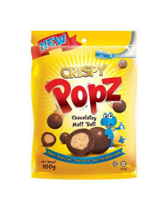 CRISPY MALT BALL POPZ 100G-Carton