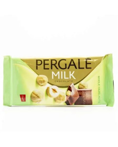 Pergale Milk Chocolate with Whole Hazelnuts 85g-Carton