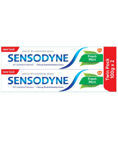 SENSODYNE TOOTHPASTE FRESH MINT (2x100G) - Carton