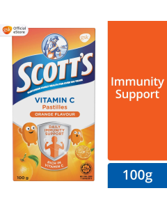 SCOTT'S VITAMIN C ORANGE (24x100G) - Carton