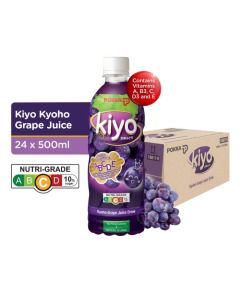 POKKA KIYO KYOHO GRAPE JUICE DRINK LESS SUGAR (500ML X 24)- Carton