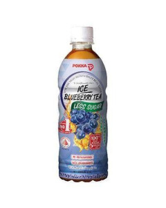 POKKA ICE BLUEBERRY TEA (LESS SUGAR) (500ML X 24)- Carton