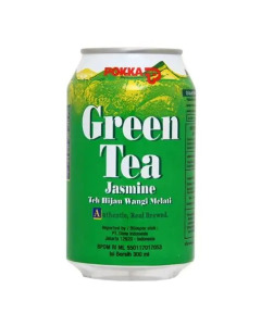POKKA JASMINE GREEN TEA (SLEEK CAN 300ML X 24)- Carton