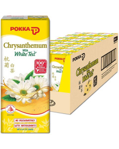T/B POKKA CHRYSANTHEMUM WHITE TEA (250ML X 6S X 4)- Carton