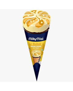 Milky Mist Ice Cream Cone Banana 20x90ML-Carton